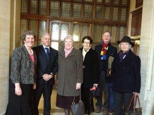 Jan and Peter, deputees are joined by supporters with Jackie at the Council meeting on the 20th Feb 2014