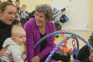 Jackie talks to Mums at BadgerFarm playgroup about parenthood.
